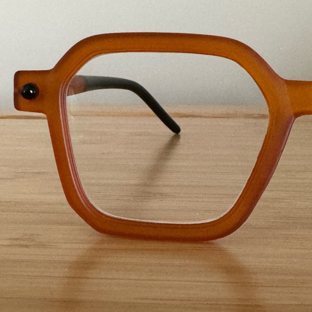 Reading Glasses +1.75 in Orange - Picture 2 of 6